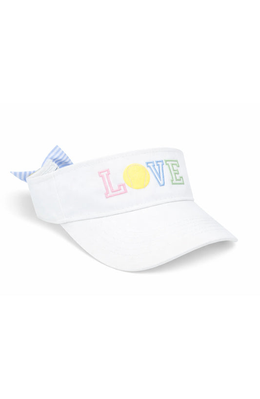 Love Tennis Bow Visor - Junior (8-14Y)