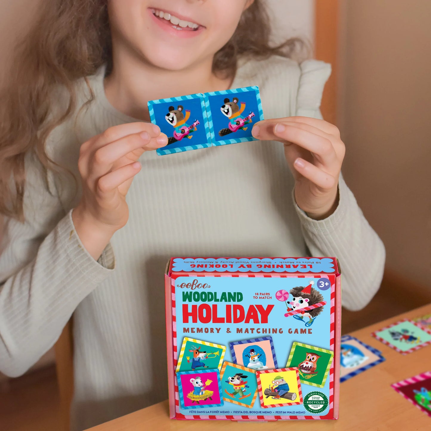 Woodland Holiday Little Matching Game