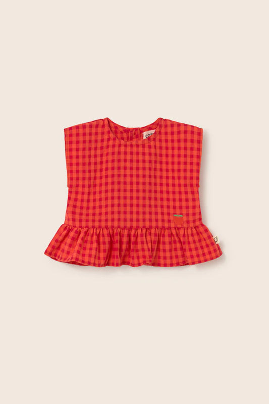 Cotton Peplum Baby Top