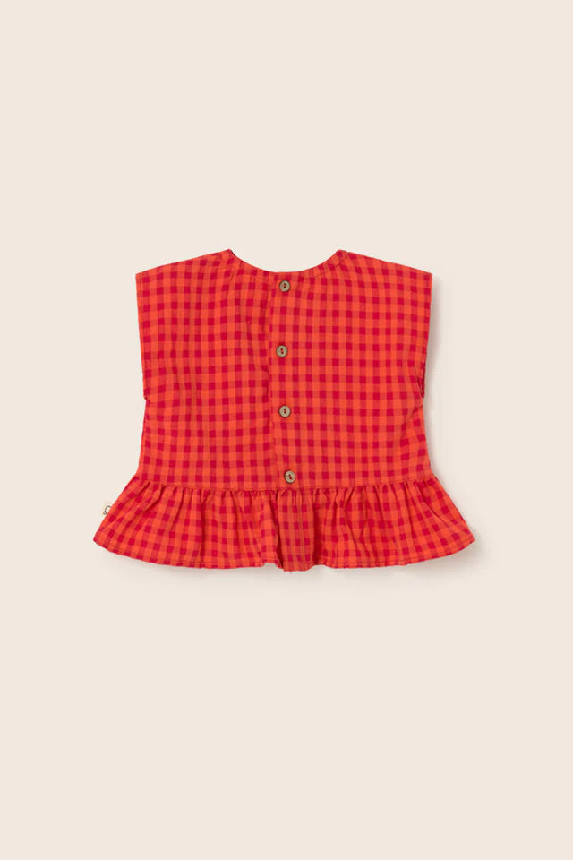 Cotton Peplum Baby Top