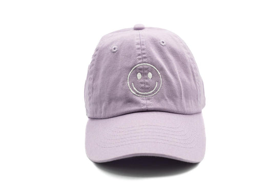 Lilac Smiley Face Hat - Child (5Y-10Y)