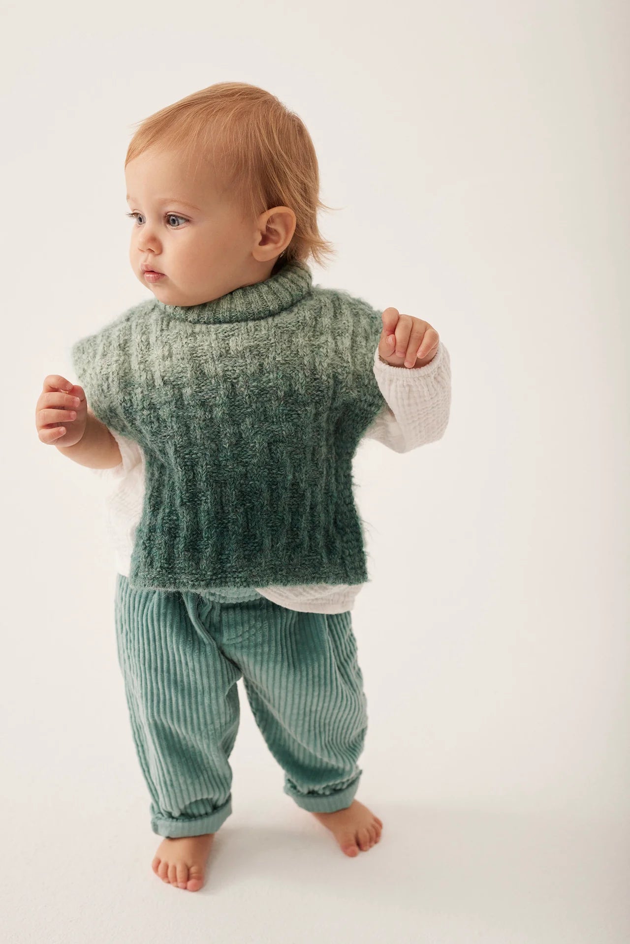 Wide Corduroy Baby Pants