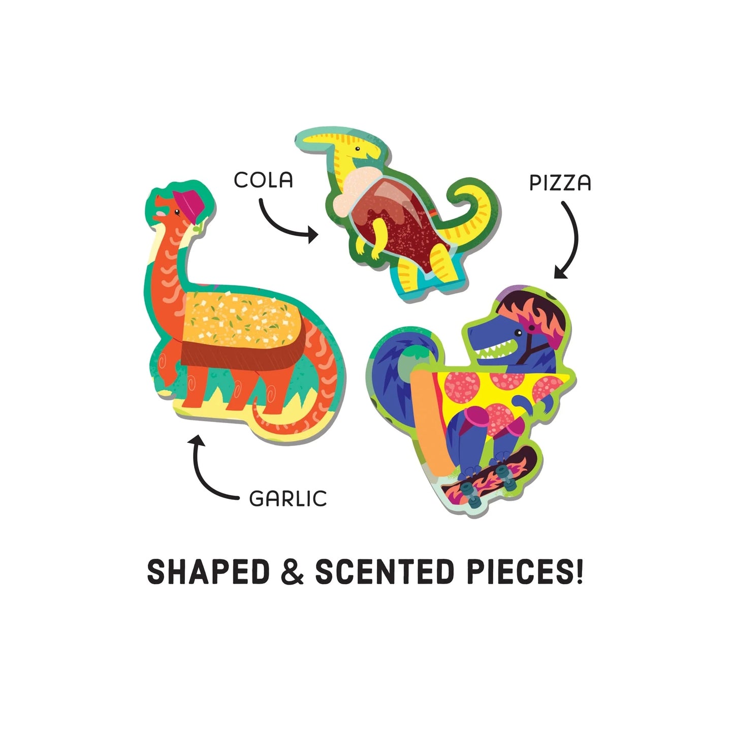 Scratch & Sniff Puzzle - Pizzasaurus
