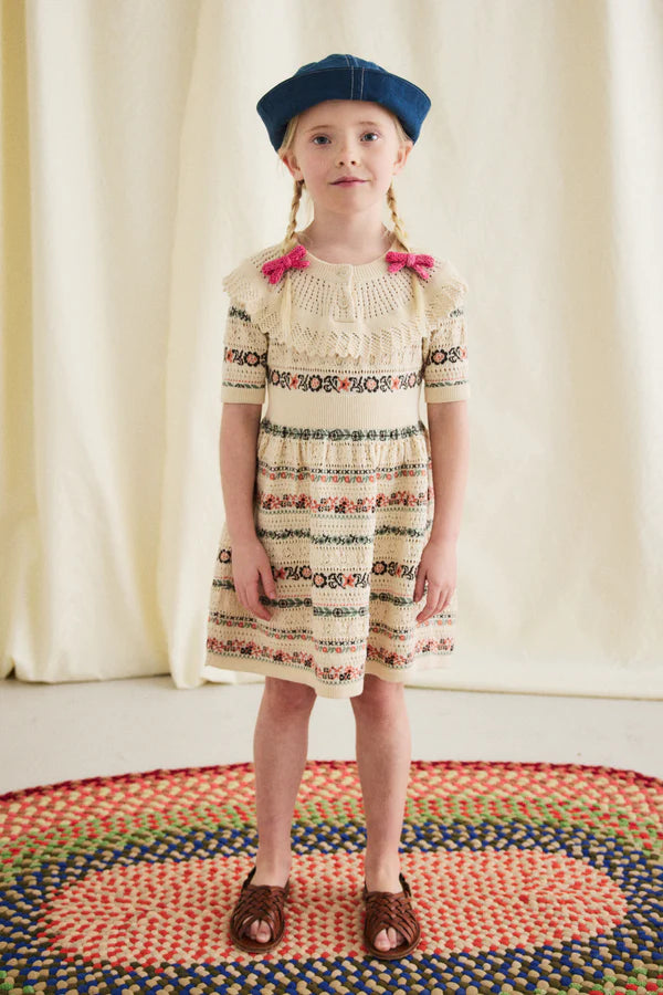 Eyelet Ribbon Nadia Dress