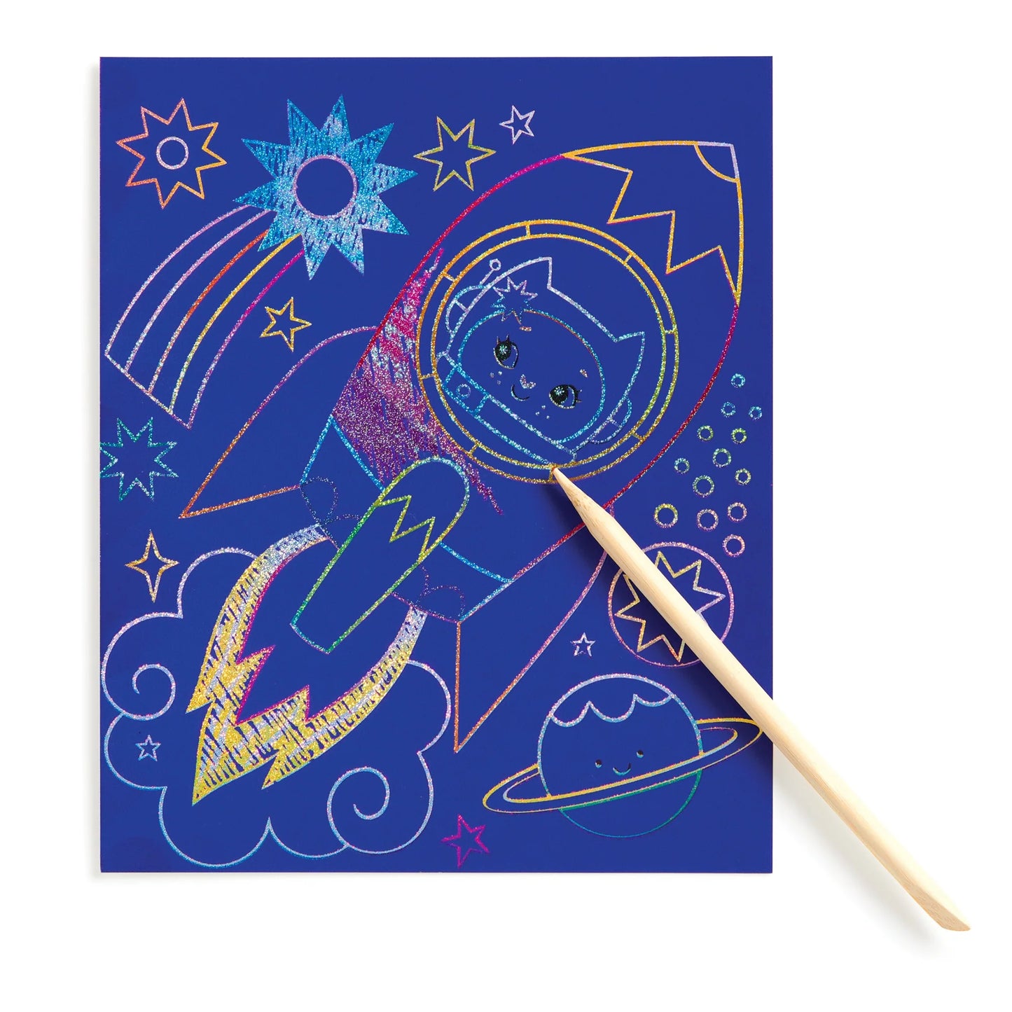 Cosmic Galaxy - Scratch & Sparkle Art Kit