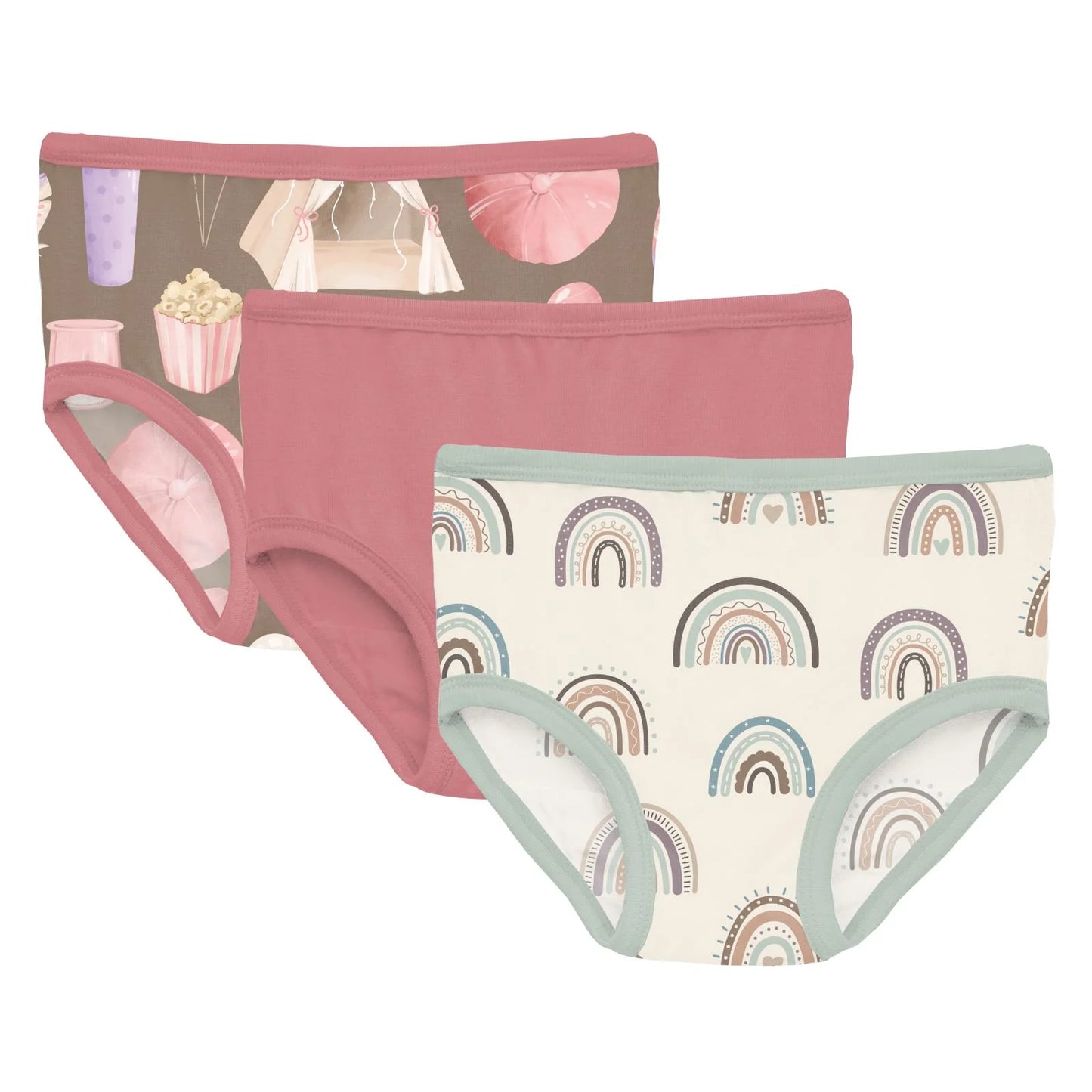 Print Girl's Underwear Set of Three
