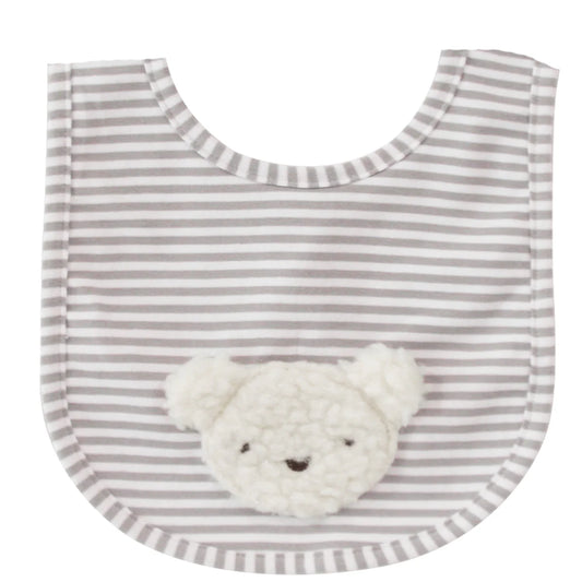 Sherpa Bear Bib - Ivory