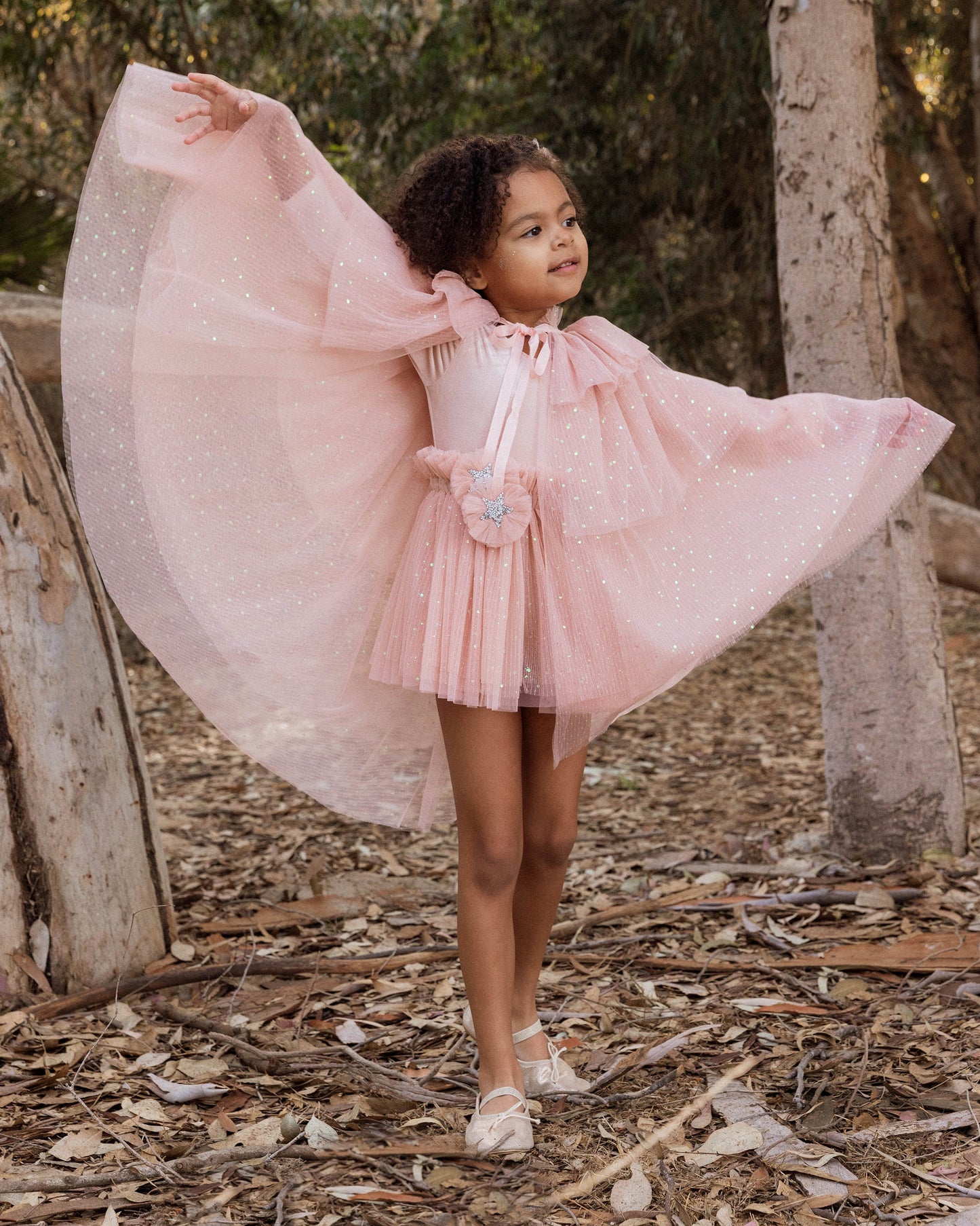 Tulle Cape - Rose OS