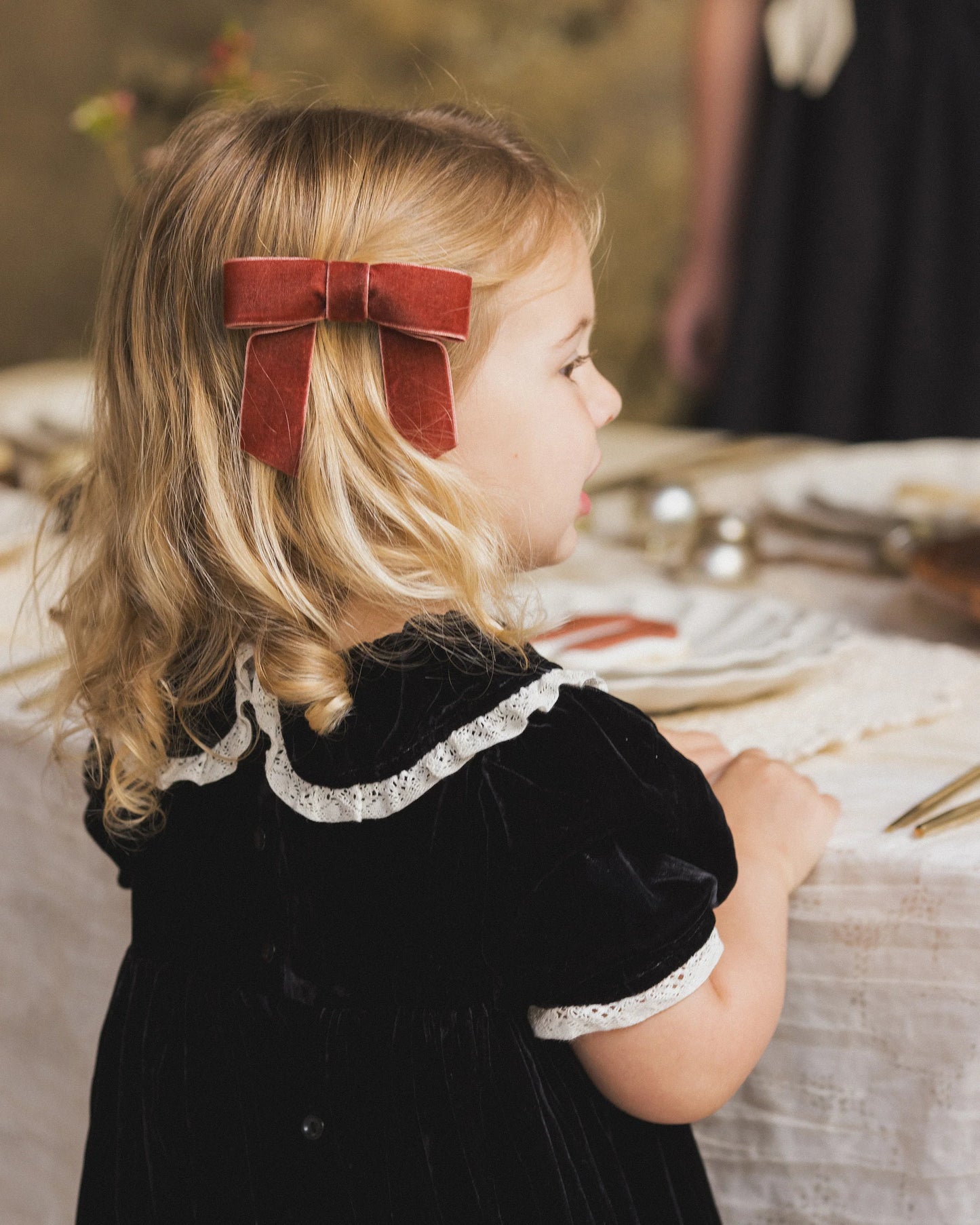 Velvet Bow - Ruby