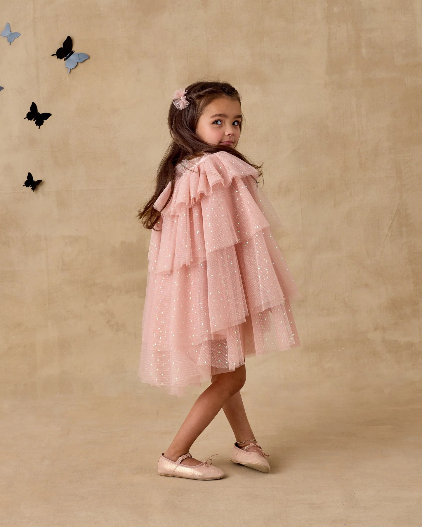 Tulle Cape - Rose OS