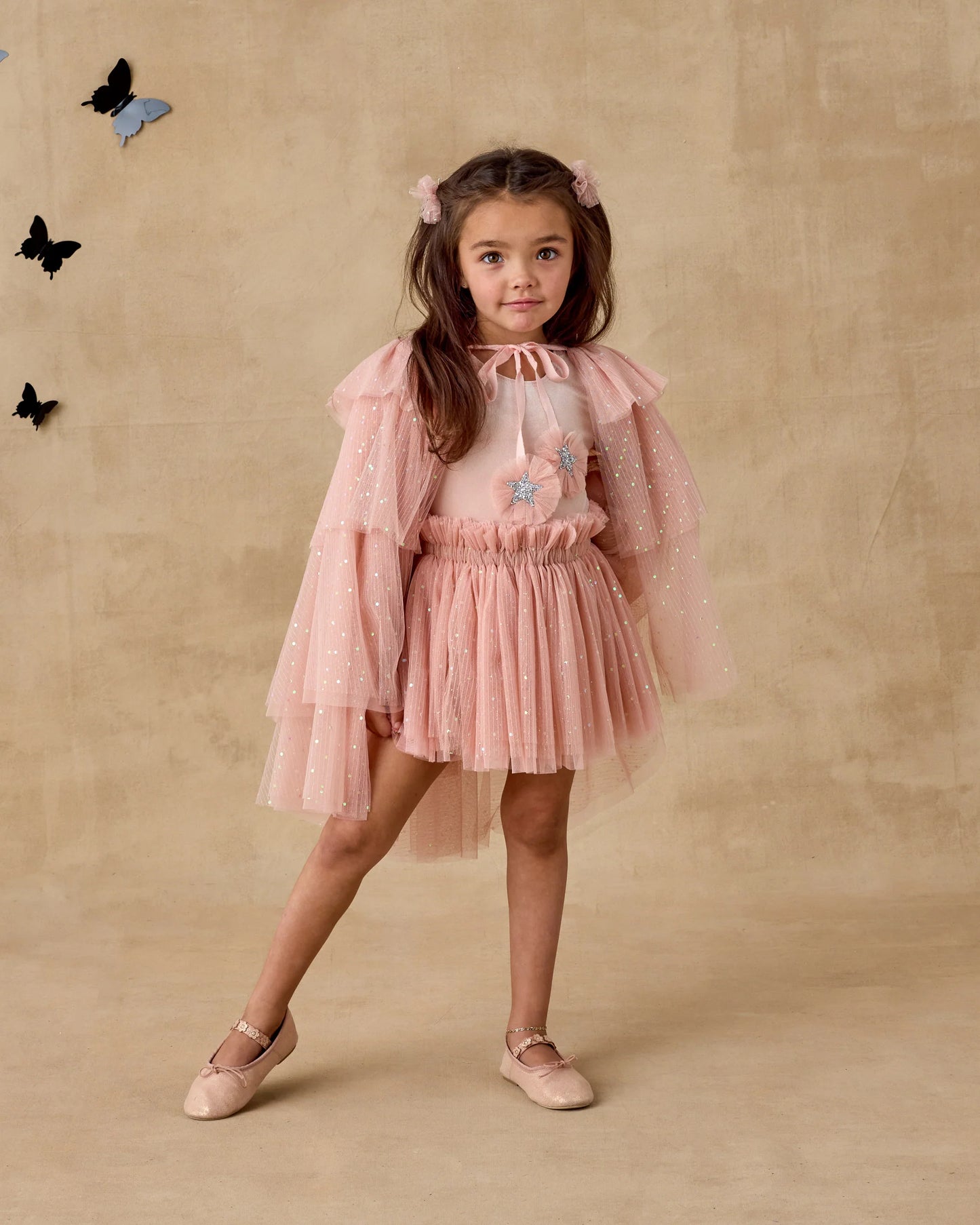 Tulle Cape - Rose OS