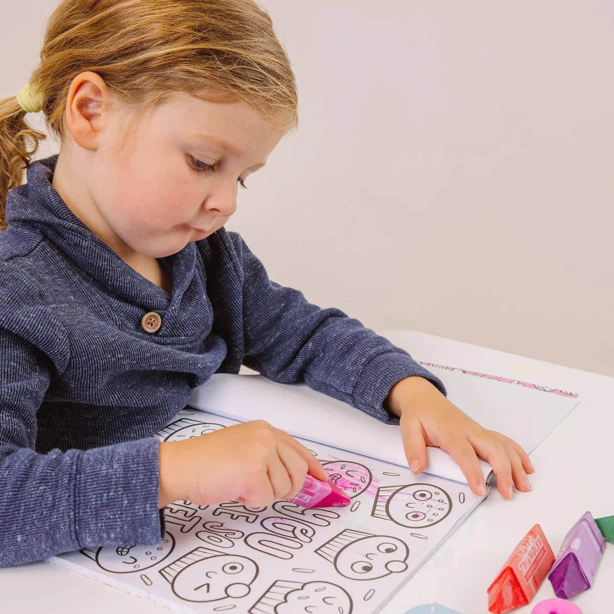 Color-in' Book: Happy Snacks