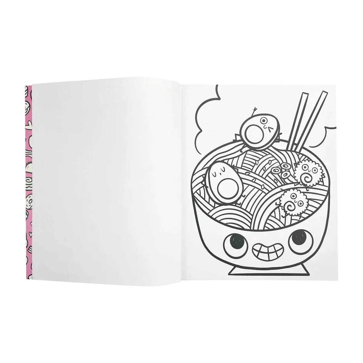 Color-in' Book: Happy Snacks