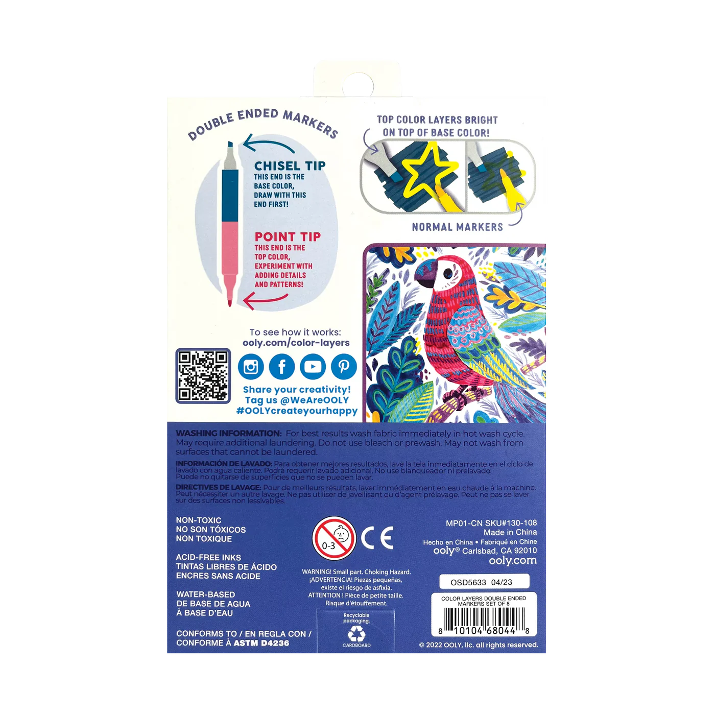 Color Layers: Double-Ended Layering Markers (Set of 8)