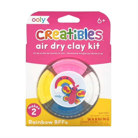 Creatibles: Air Dry Clay BFFs Kit - Rainbow Pals (Set of 4 Colors)