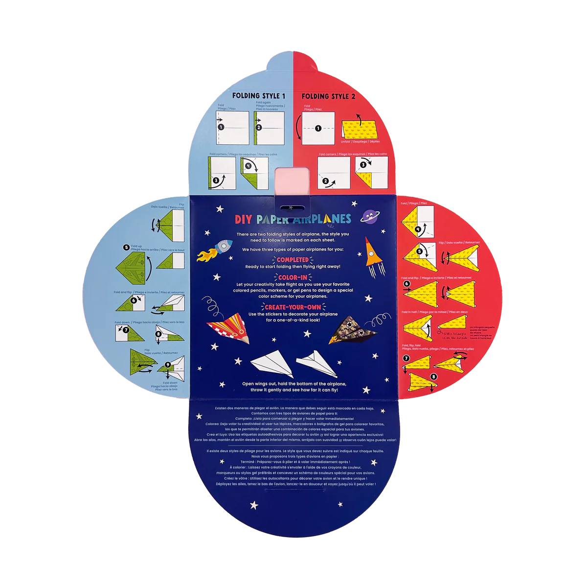 DIY Paper Airplanes (Set of 24 Designs)