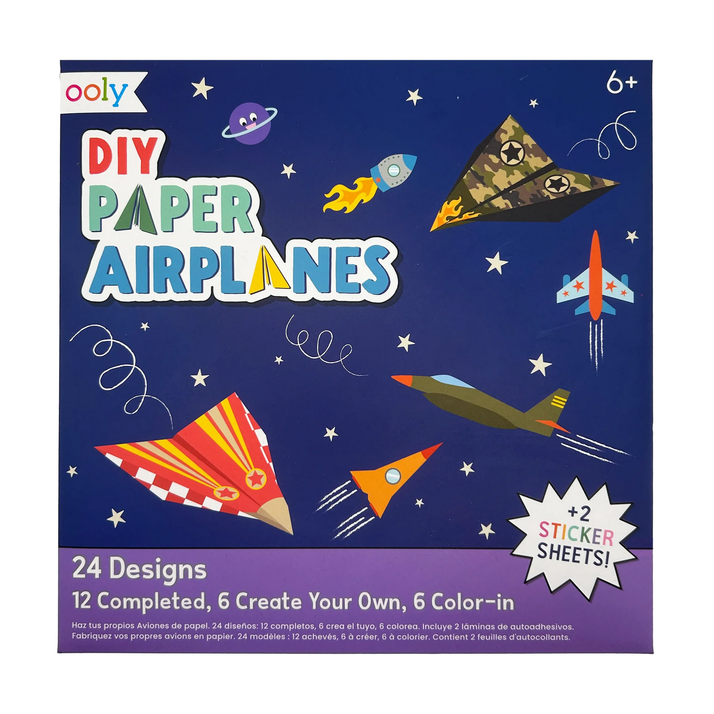 DIY Paper Airplanes (Set of 24 Designs)