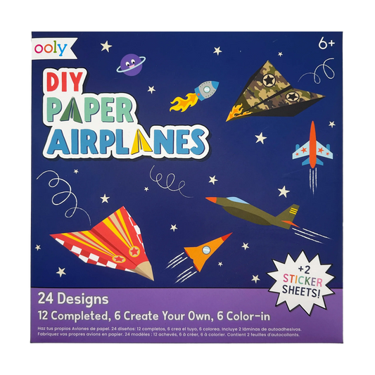 DIY Paper Airplanes (Set of 24 Designs)