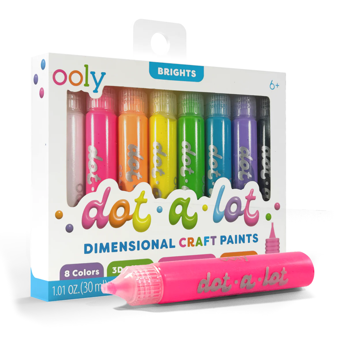 Dot-A-Lot: Dimensional Craft Paint - Bright (Set of 8)
