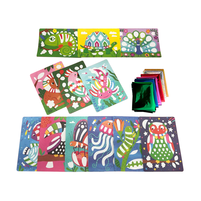 Foil-tastic: Foil Art & Coloring Fun - Awesome Animals
