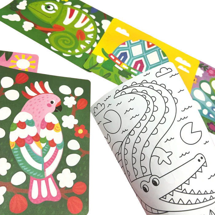 Foil-tastic: Foil Art & Coloring Fun - Awesome Animals