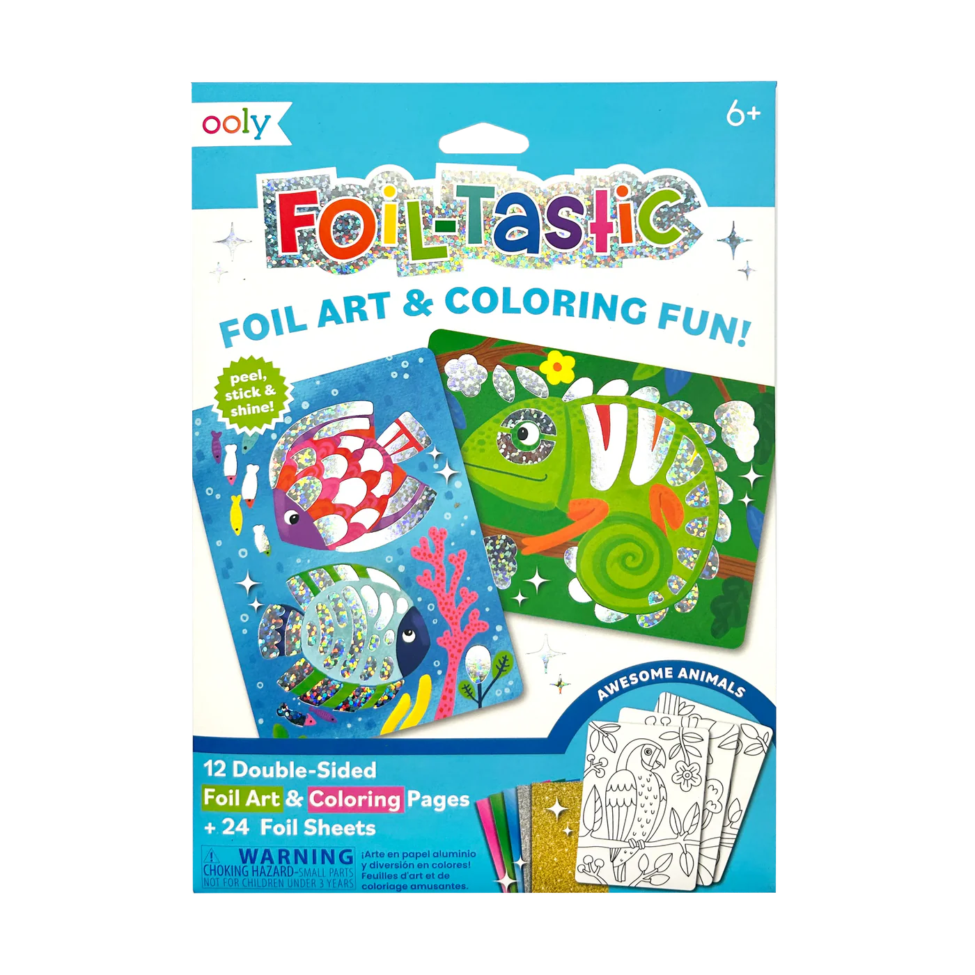 Foil-tastic: Foil Art & Coloring Fun - Awesome Animals