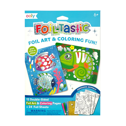 Foil-tastic: Foil Art & Coloring Fun - Awesome Animals