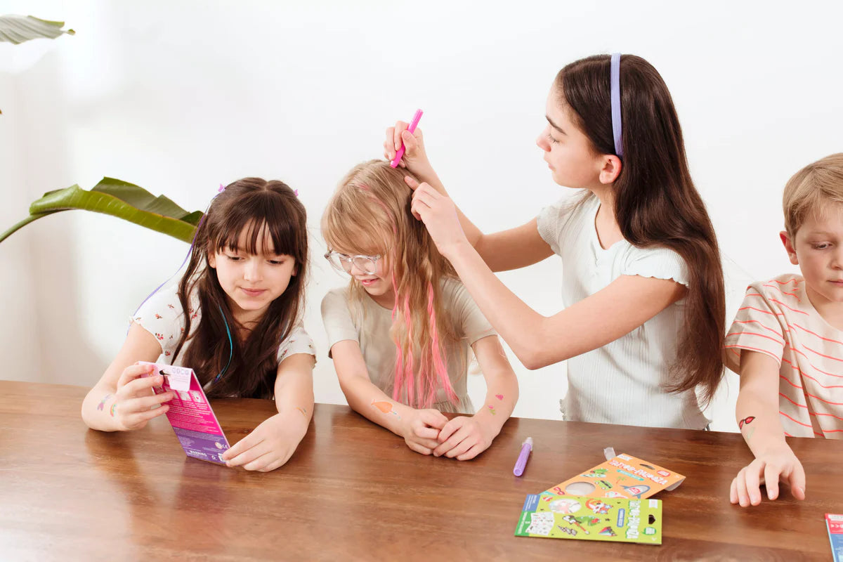 Hair Doodlers Hair Crayons - Set of 6 Colors