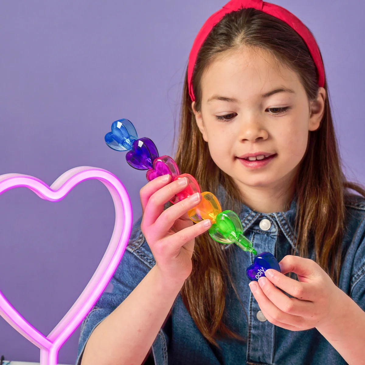 Heart Stacks: Stacking Highlighters