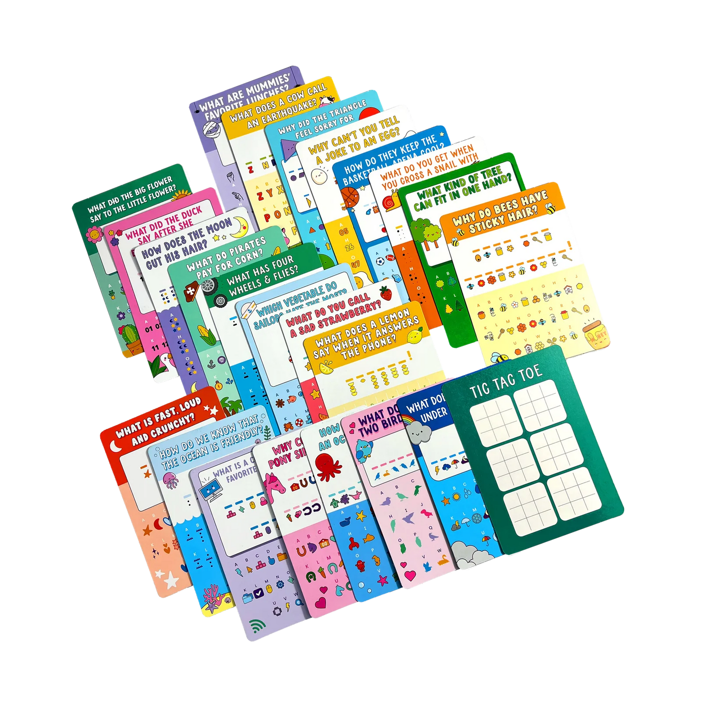 Joke Decoder Activity Cards - Set of 24