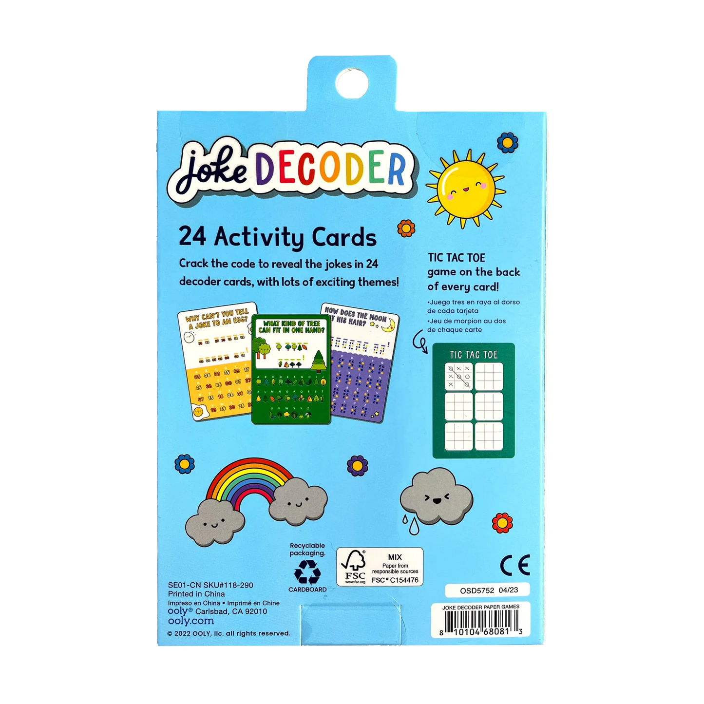 Joke Decoder Activity Cards - Set of 24