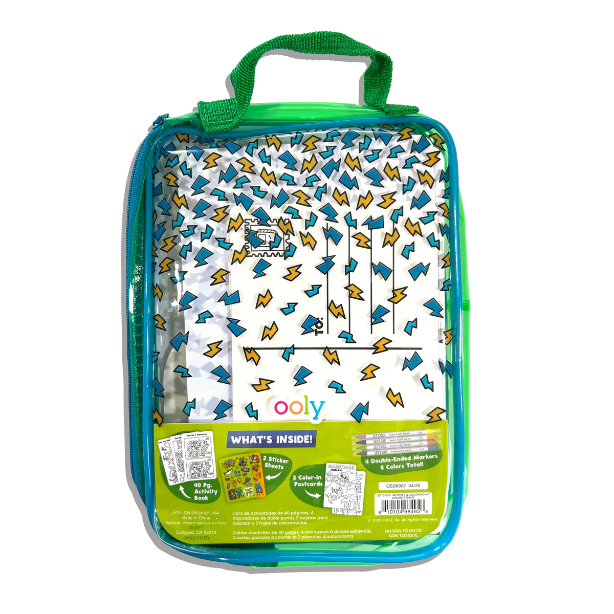 Let's Go!: Activity & Coloring Kit - Robo Dinos