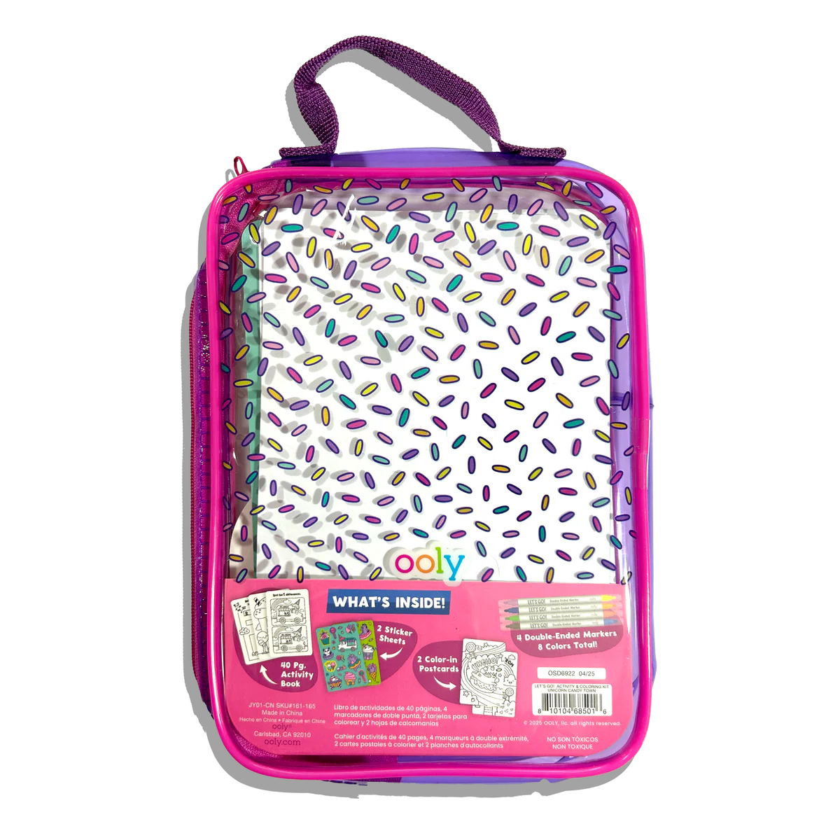 Let's Go!: Activity & Coloring Kit - Unicorn Candy Town