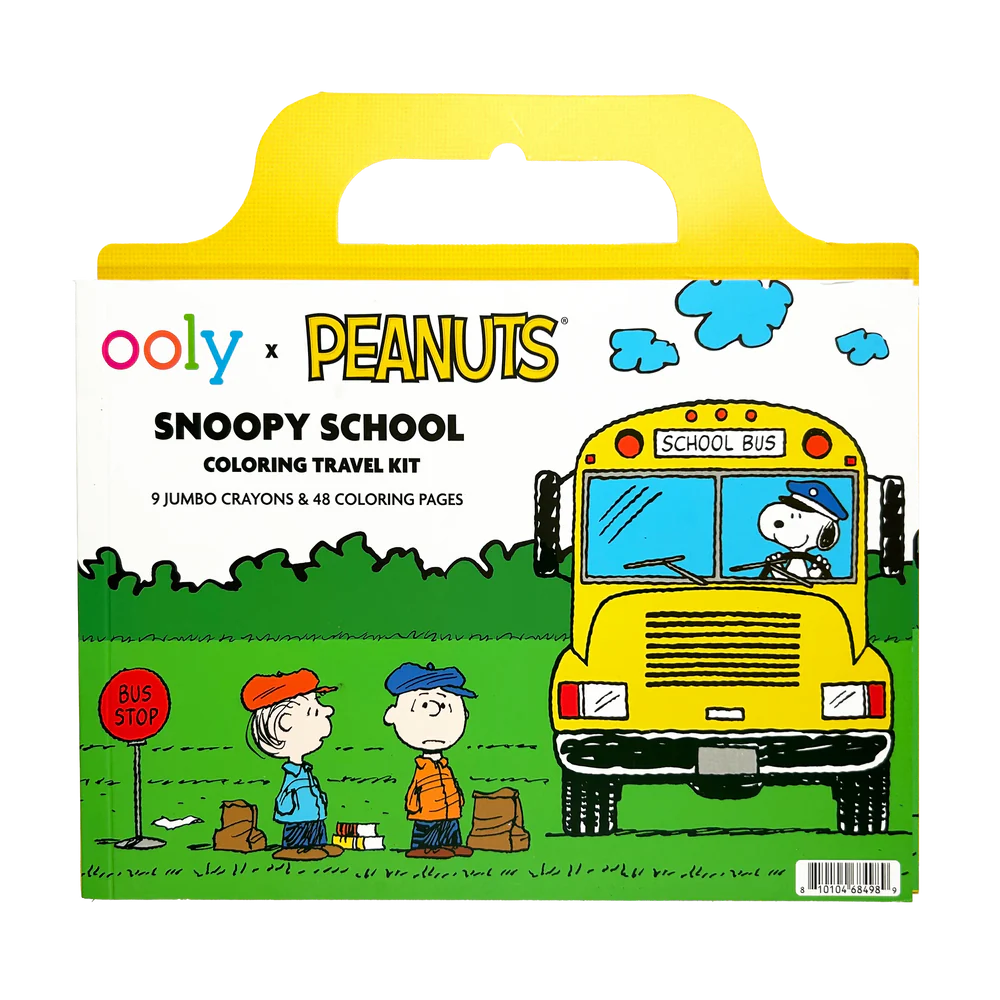 Ooly x Peanuts: Snoopy School Coloring Travel Kit