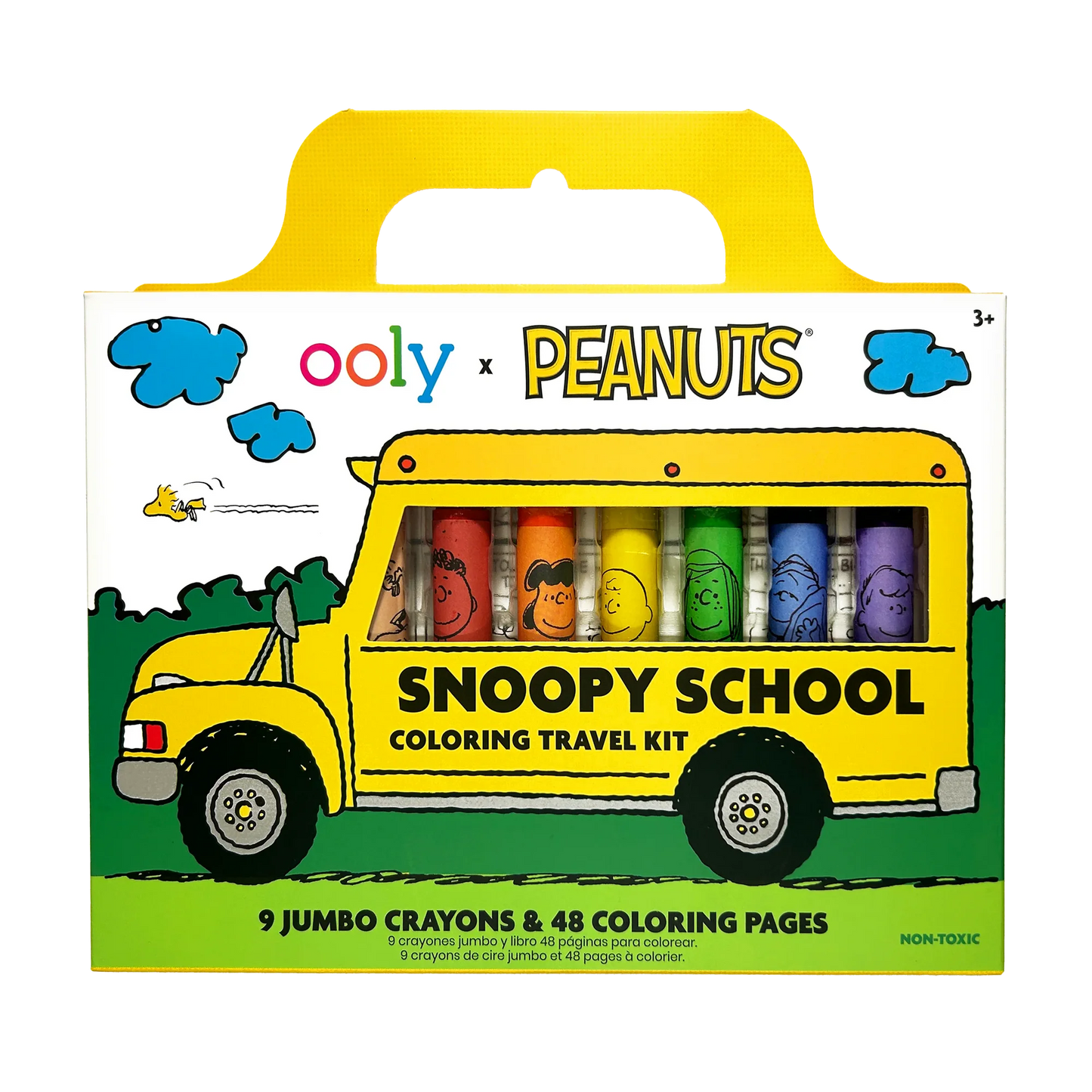 Ooly x Peanuts: Snoopy School Coloring Travel Kit