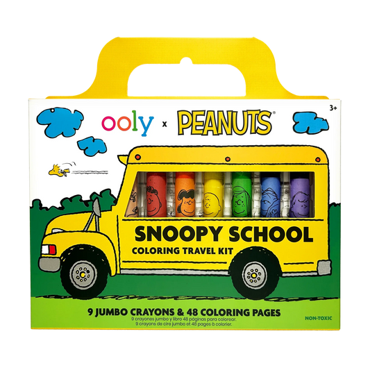 Ooly x Peanuts: Snoopy School Coloring Travel Kit