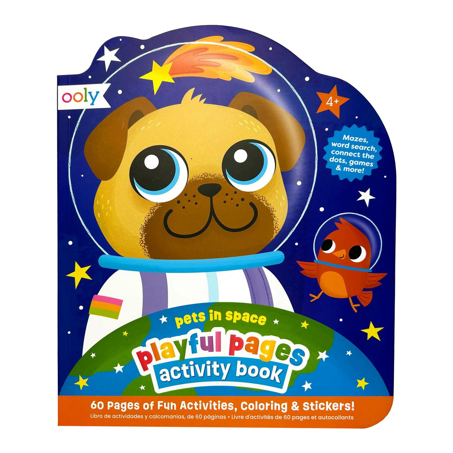 Playful Pages: Activity Book - Pets in Space