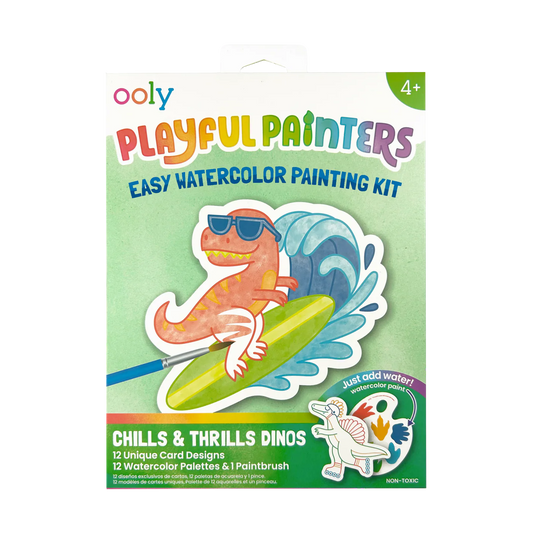Playful Painters: Easy Watercolor Painting Kit - Chills & Thrills