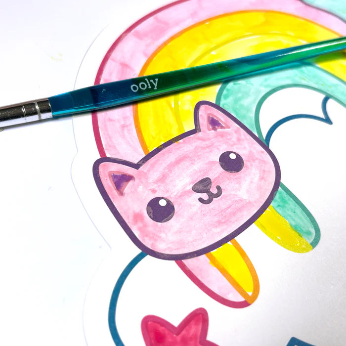 Playful Painters: Easy Watercolor Painting Kit - Rainbow Cuties
