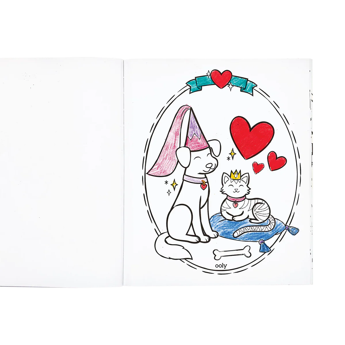 Color-in' Book: Princess & Fairies