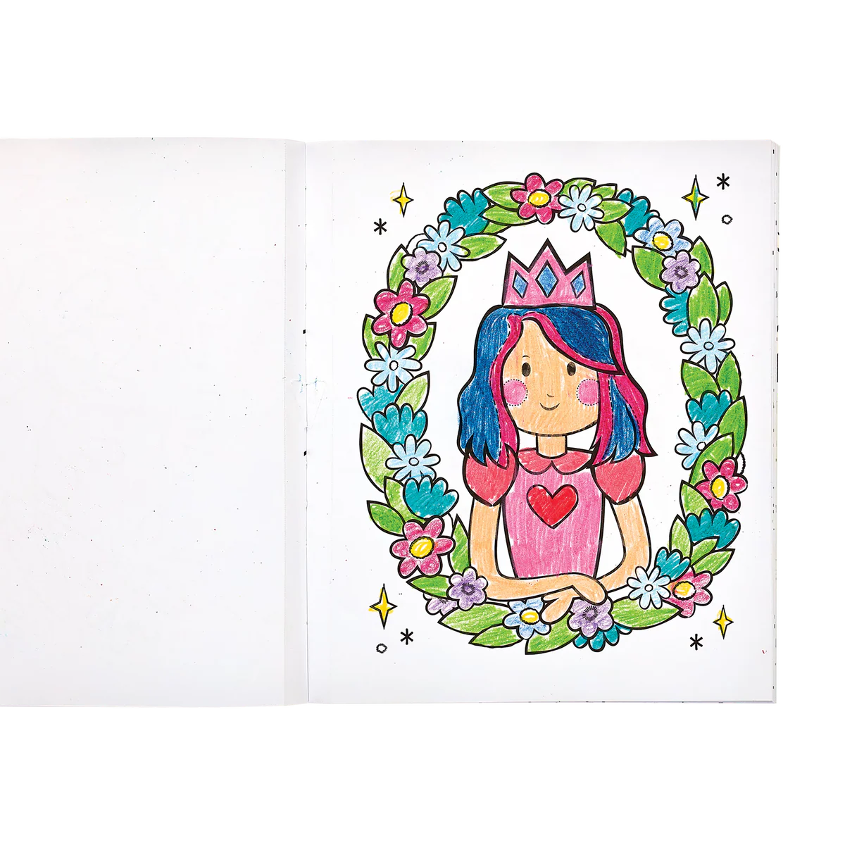 Color-in' Book: Princess & Fairies