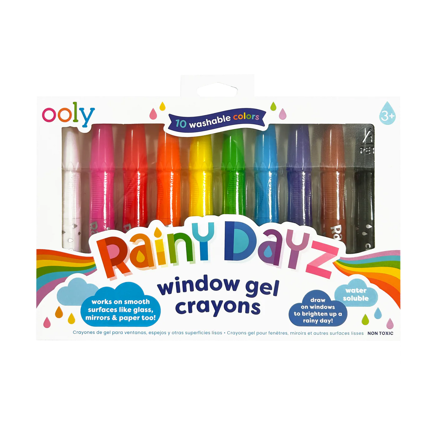 Rainy Dayz: Gel Crayons (Set of 10)