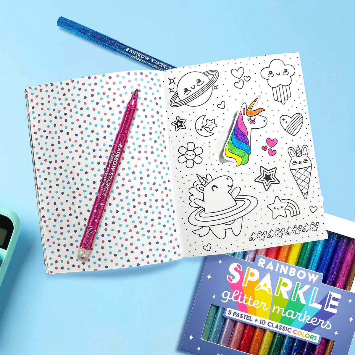 Stickiville: Color-in' Sticker Book - Cute-A-Licious Doodles (30 Pages)