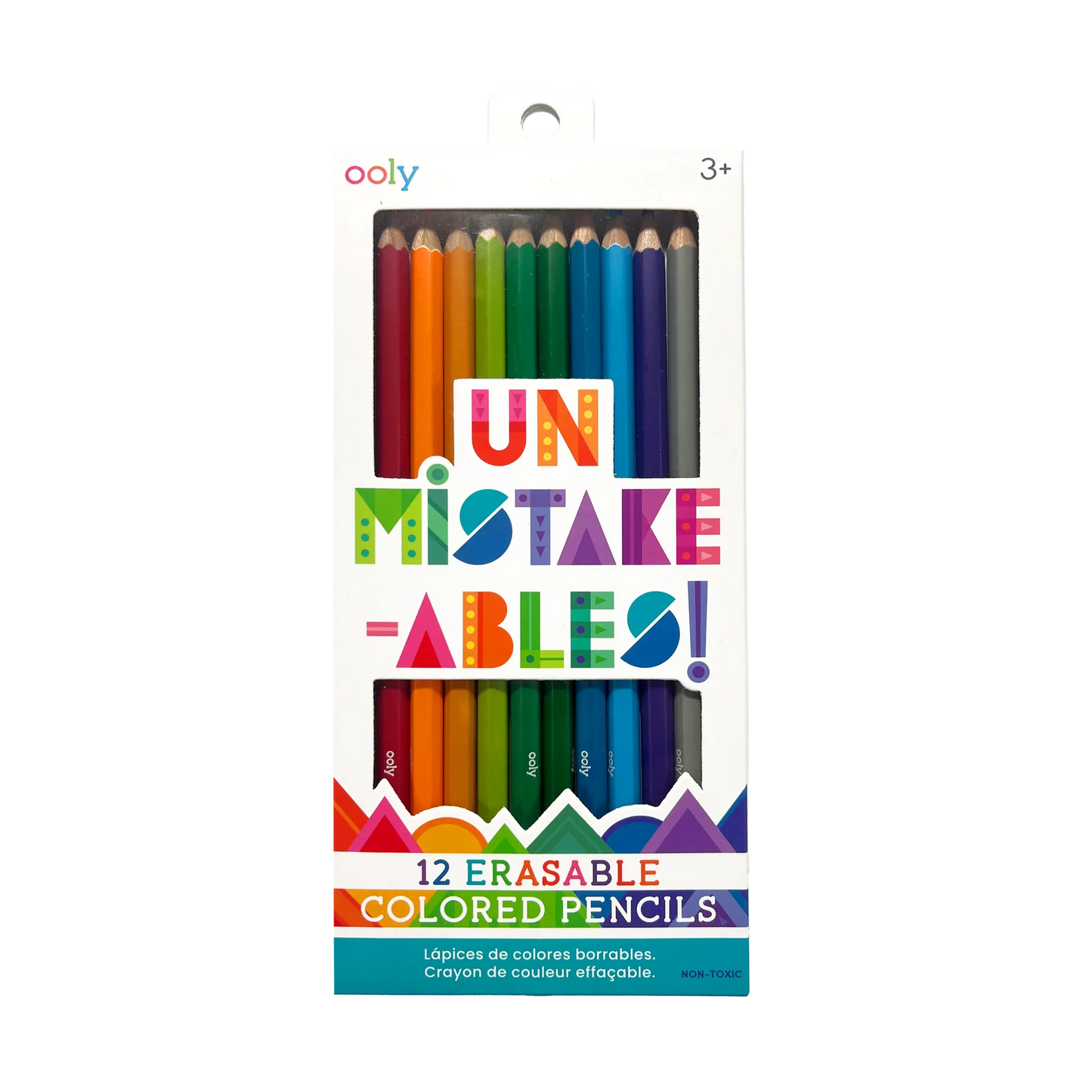 Un-Mistakeables Erasable Colored Pencils (Set of 12)