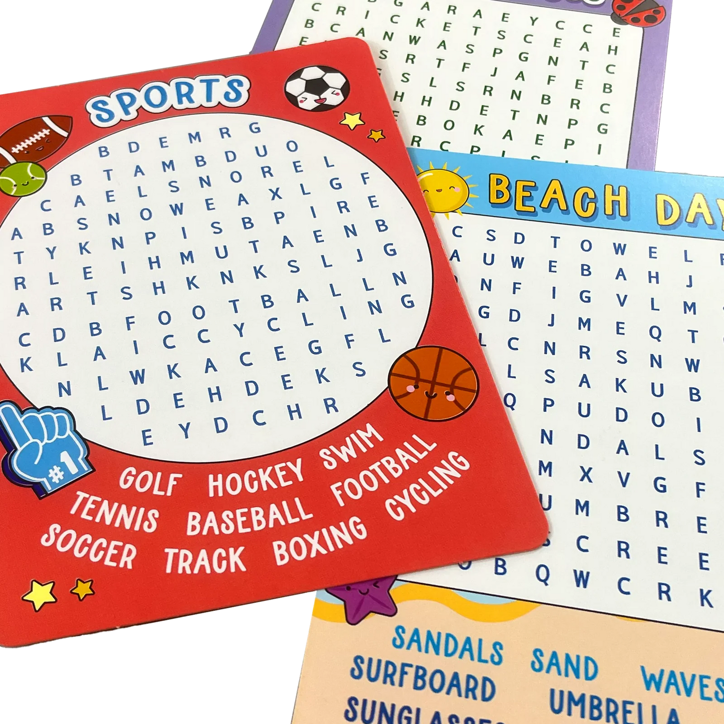 Word Search Activity Cards - Set of 24