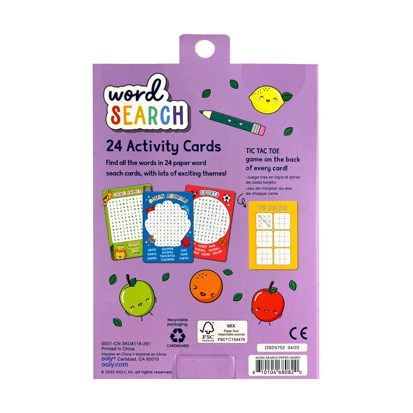 Word Search Activity Cards - Set of 24