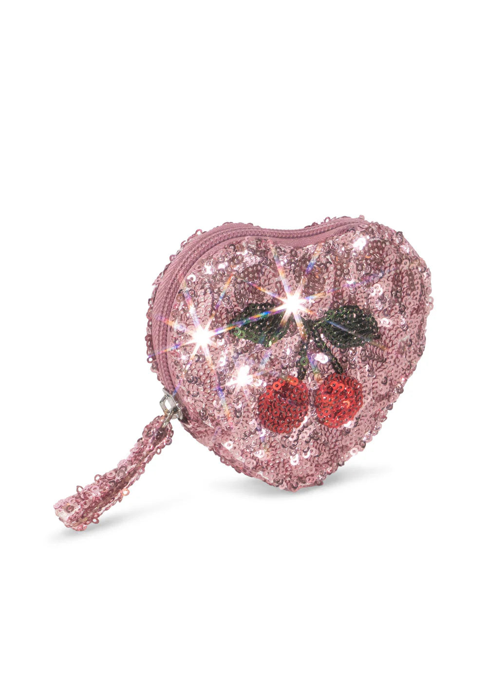 Sequin Heart Wallet