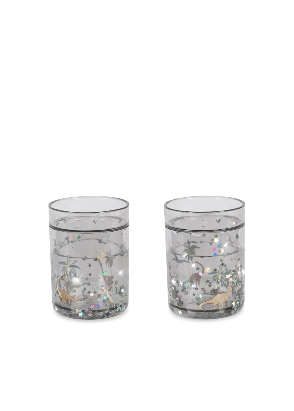 2 Pack Glitter Cups - Dino