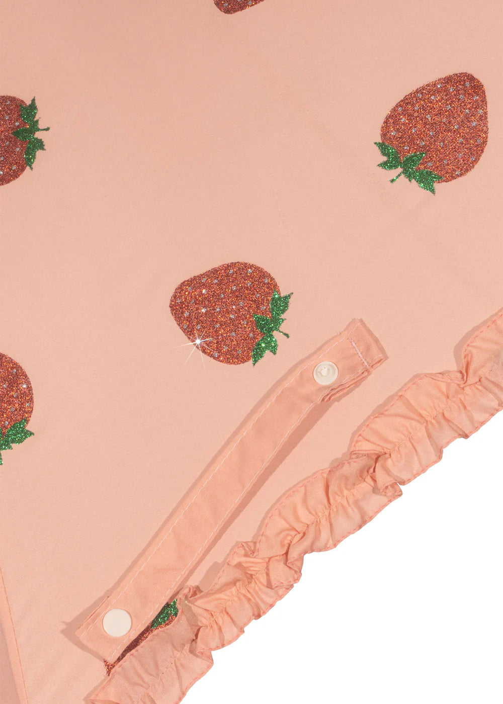 Frill Umbrella - Strawberry Glitter
