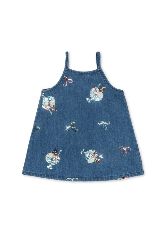 Magot Sequin Strap Dress GOTS